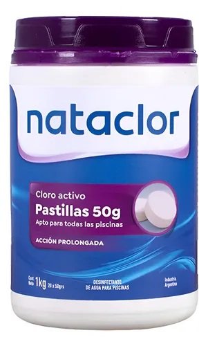 CLORO EN PASTILLAS 50GR X 1KG NATACLOR